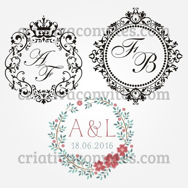 Monogramas!! #vemver - 14