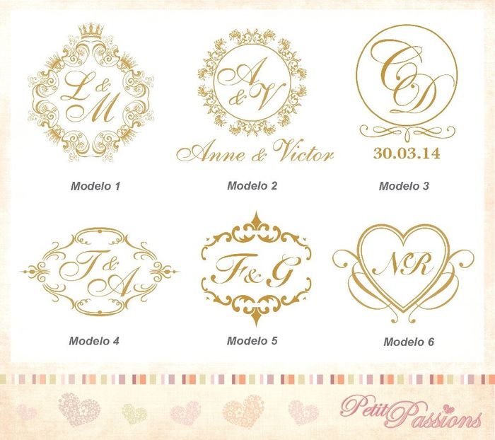 Monogramas!! #vemver - 17