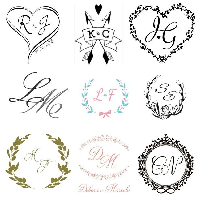 Monogramas!! #vemver - 20