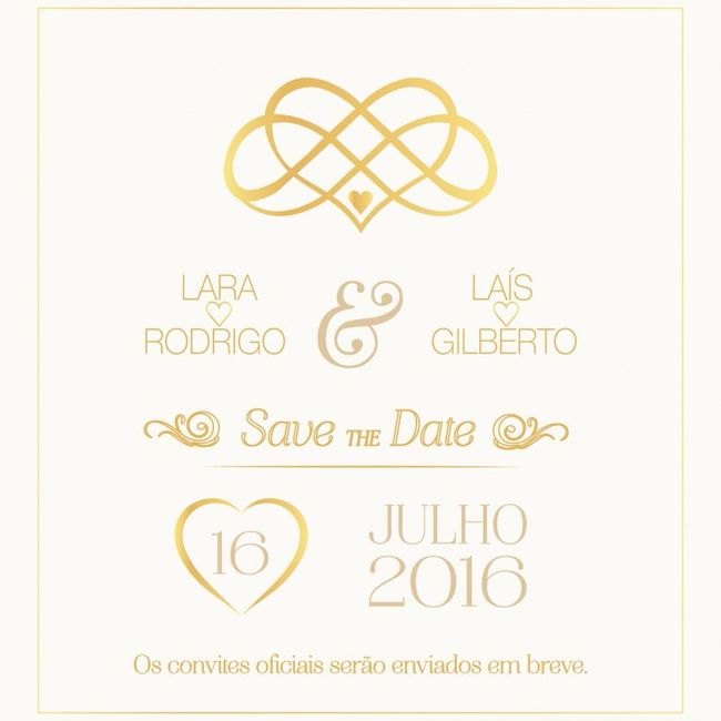Inspirações para o save the date!! #vemver - 9