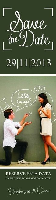 Inspirações para o save the date!! #vemver - 14