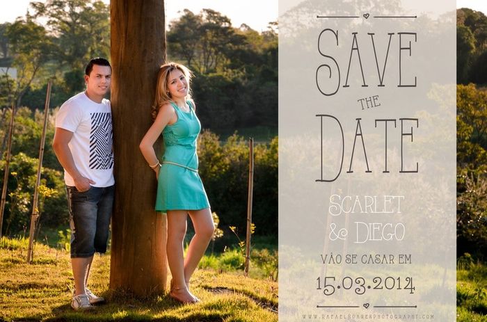 Inspirações para o save the date!! #vemver - 20