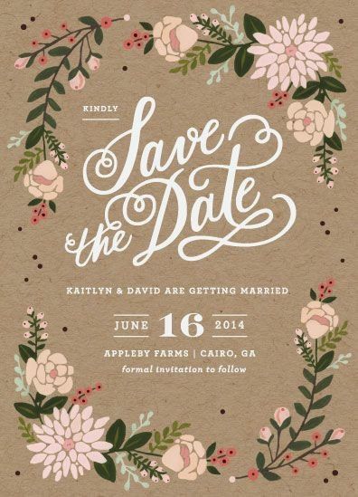 Inspirações para o save the date!! #vemver - 28