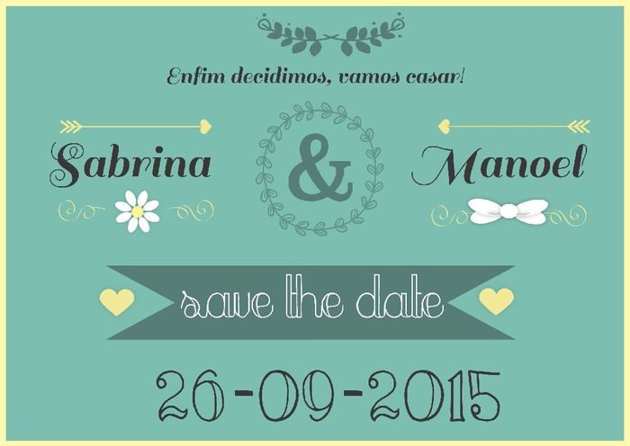 Inspirações para o save the date!! #vemver - 32
