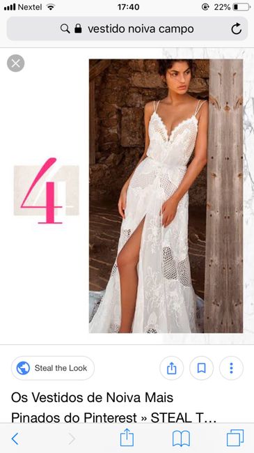 Vestido de noiva para casamento de dia - 2