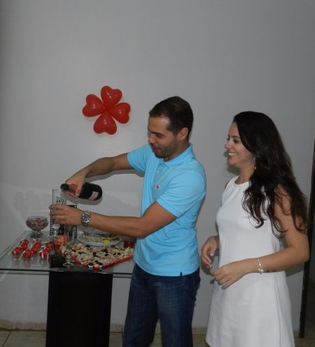 Nesse dia, merecidamente, abrimos um Chandon!