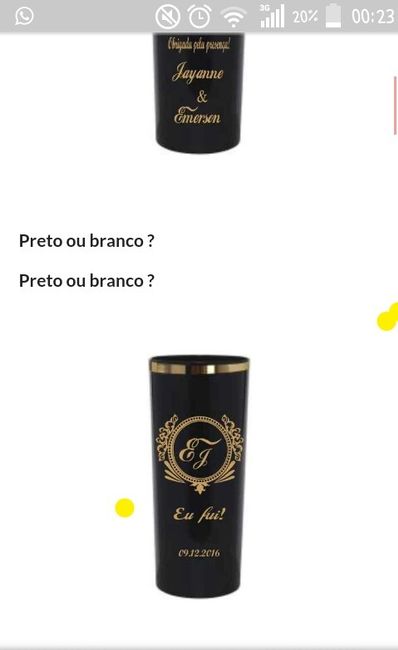 Lembrancinha para padrinhos - 1