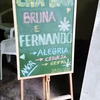 Lousa de bem vindos