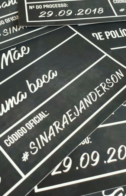 Vão usar alguma hashtag para o casamento? - 1