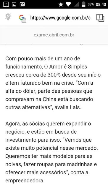 O amor é simples - vestido de noiva - 1