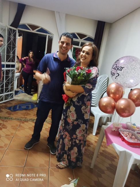 Um pouquinho da surpresa do nosso noivado 👰💍🤵‍♂️🥰 - 5