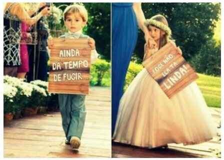 Plaquinhas no casamento??? - 1