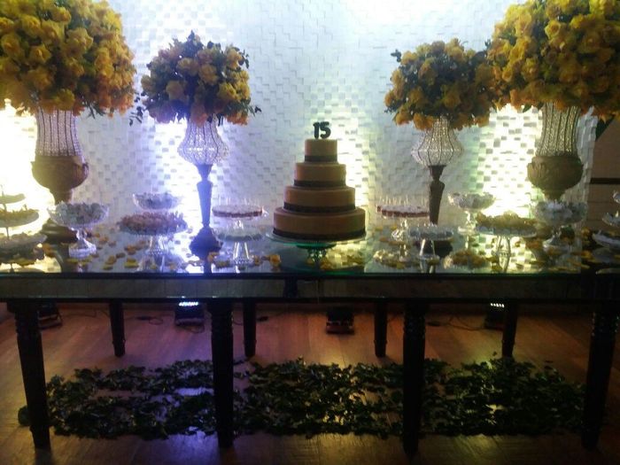 Decoração da mesa do bolo - 4