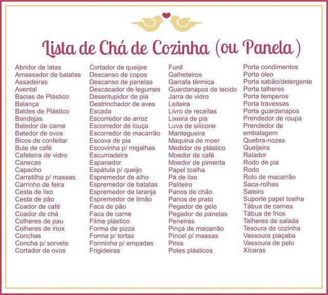 Um lista de itens , para da uma ajudinha 😊😊 - 1