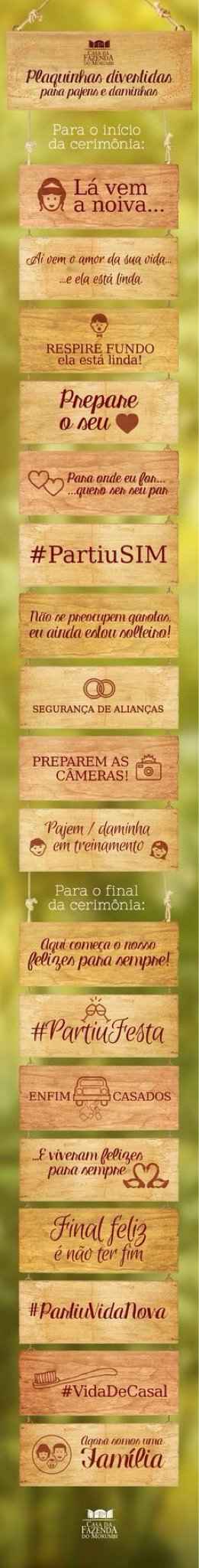 Plaquinhas divertidas  #vemver - 1