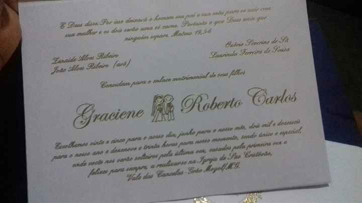 Meus convites chegaram - 2