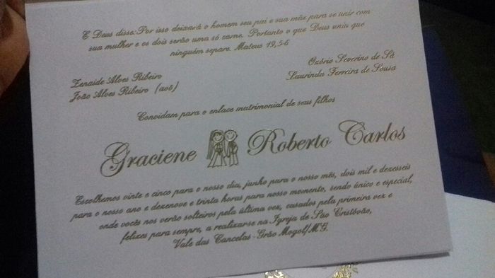 Meus convites chegaram - 2