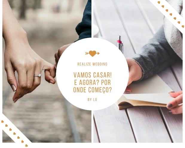 Vamos casar e agora?? o que não pode faltar? - 1