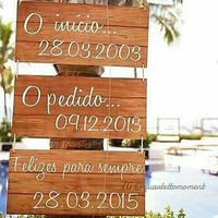 Plaquinhas de madeira diy - passo a passo ,  parte  3 - casamento carol e carlos - 1