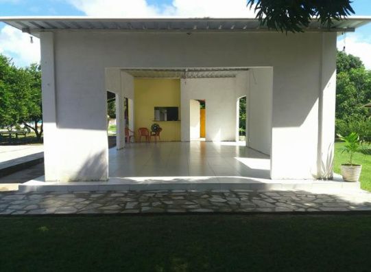 Espaço onde vai ficar o coquetel