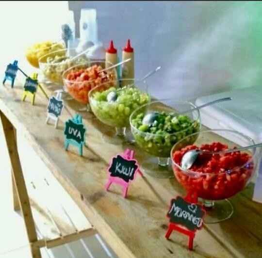 Buffet salada de frutas