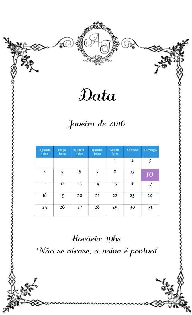 data e hora