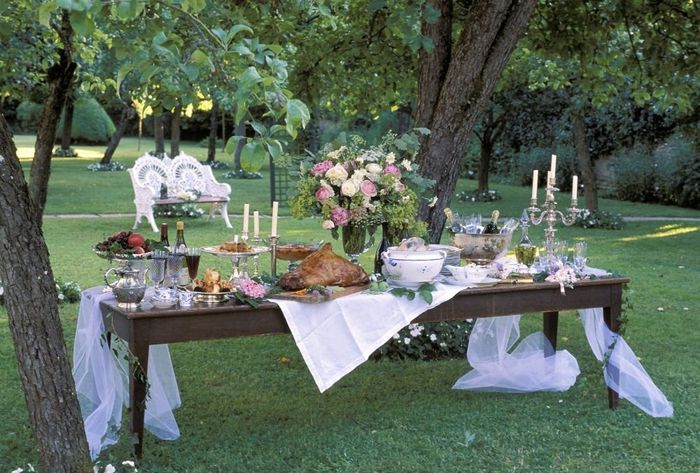 Decoração no campo