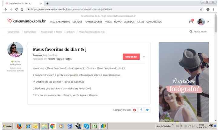 Meus favoritos do dia R & J