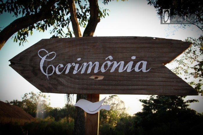 Plaquinhas para casamento 
