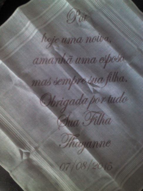 Lenço Personalizado - Pai - 1