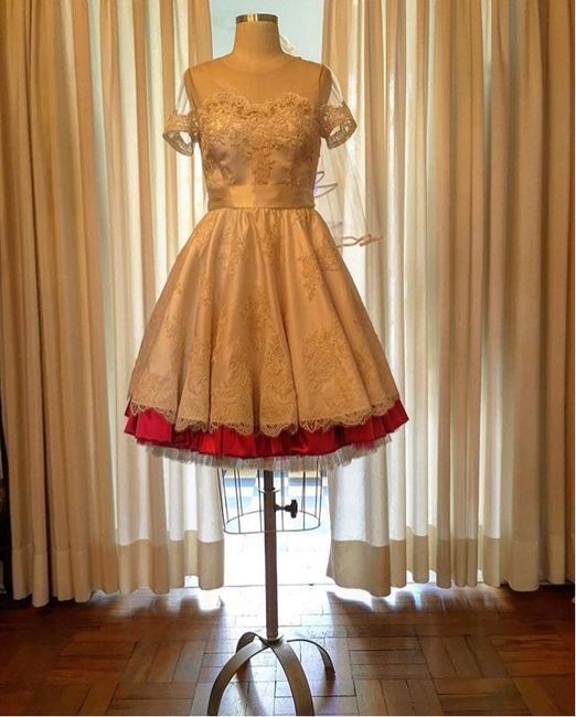 Vestido de noiva colorido , o que acha ? 1