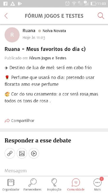 ÚLTIMO PASSO: Compartilhe seus favoritos de casamento! 7