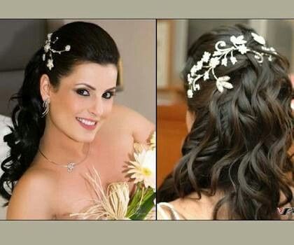 Penteado semi preso com veu - 3