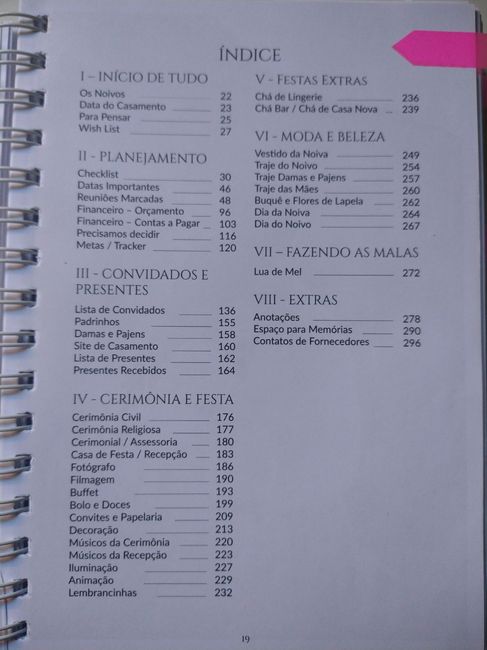 Você tem um diário/planner/agenda da noiva? 2