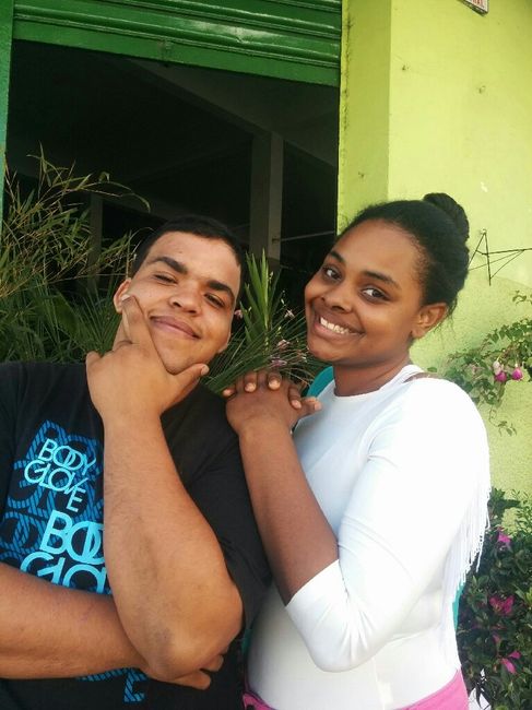 A primeira foto com o seu futuro marido - 1