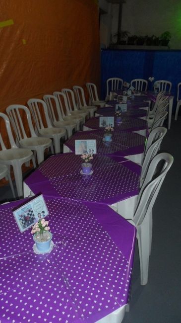 Mesa dos convidados