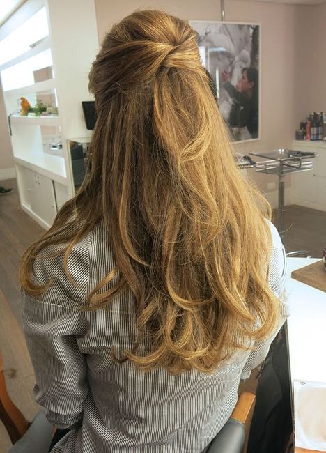 Dicas de cabelo liso para noivas/ como deixar cacheado? 2