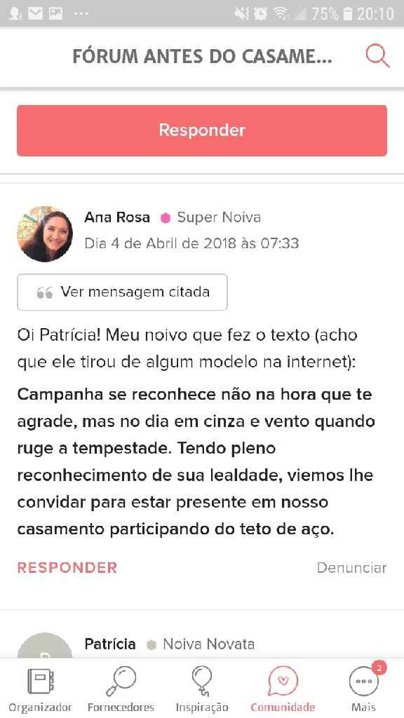 Teto de aço - 1
