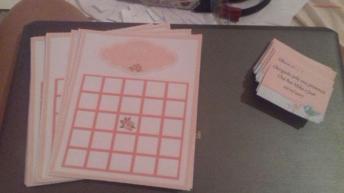 Bingo para o chá bar! ❤ 3
