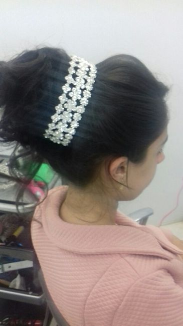  Teste de penteado #vemver 👰💕 - 3