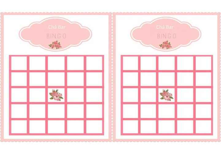  Bingo para o chá bar! ❤ - 1