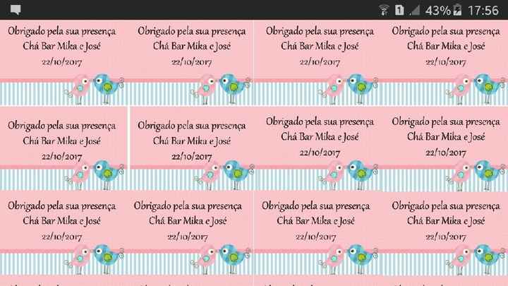  Bingo para o chá bar! ❤ - 2
