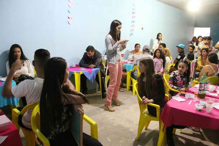  Nosso chá Bar! 💕 #33dias Parte 1- Decoração/brincadeiras - 10
