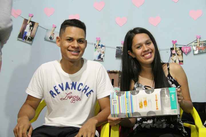  Nosso chá Bar! 💕 #33dias Parte 2- Abrindo os presentes - 20
