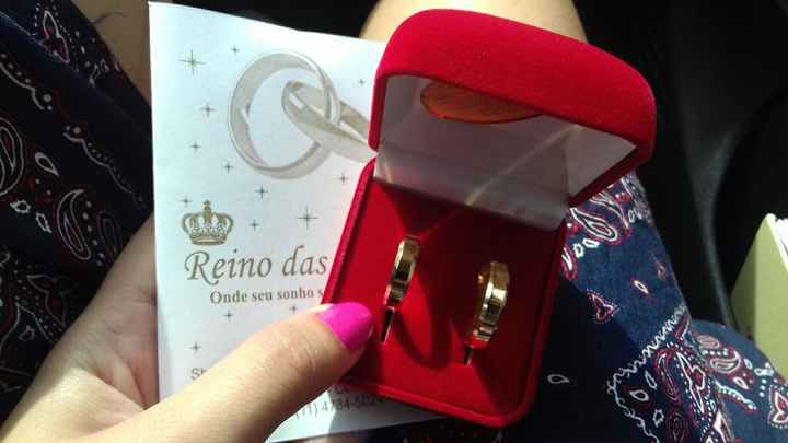  Nossas alianças 💍 ❤❤❤ #vemver - 1