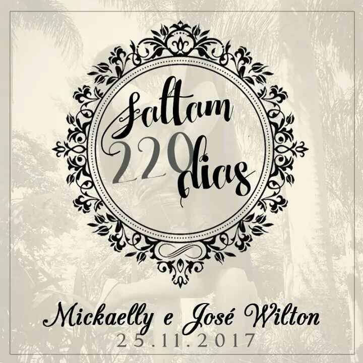 Faltam 220 dias 👰💍💕 - 1