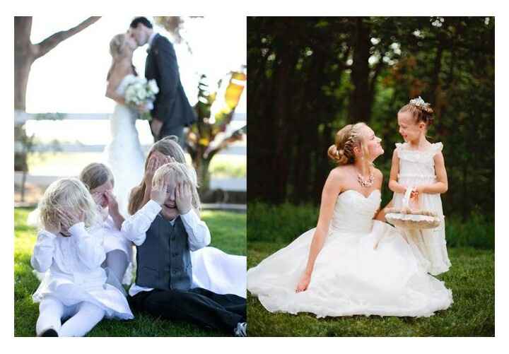 Inspiração, fotos com as daminhas e pajens 👧👦💖 - 1