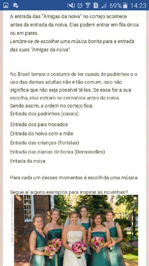 Damas ou madrinhas? - 2
