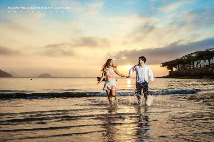 Pré wedding na praia! ❤ #pirando!! - 1