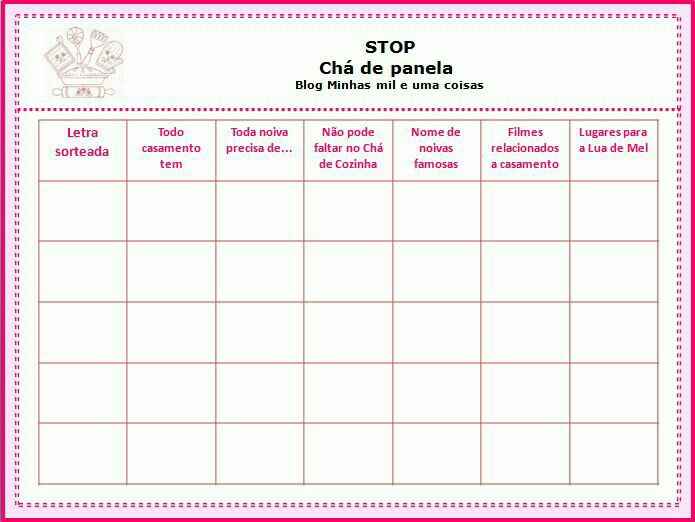 Brincadeiras para fazer no chá 💕 - 5